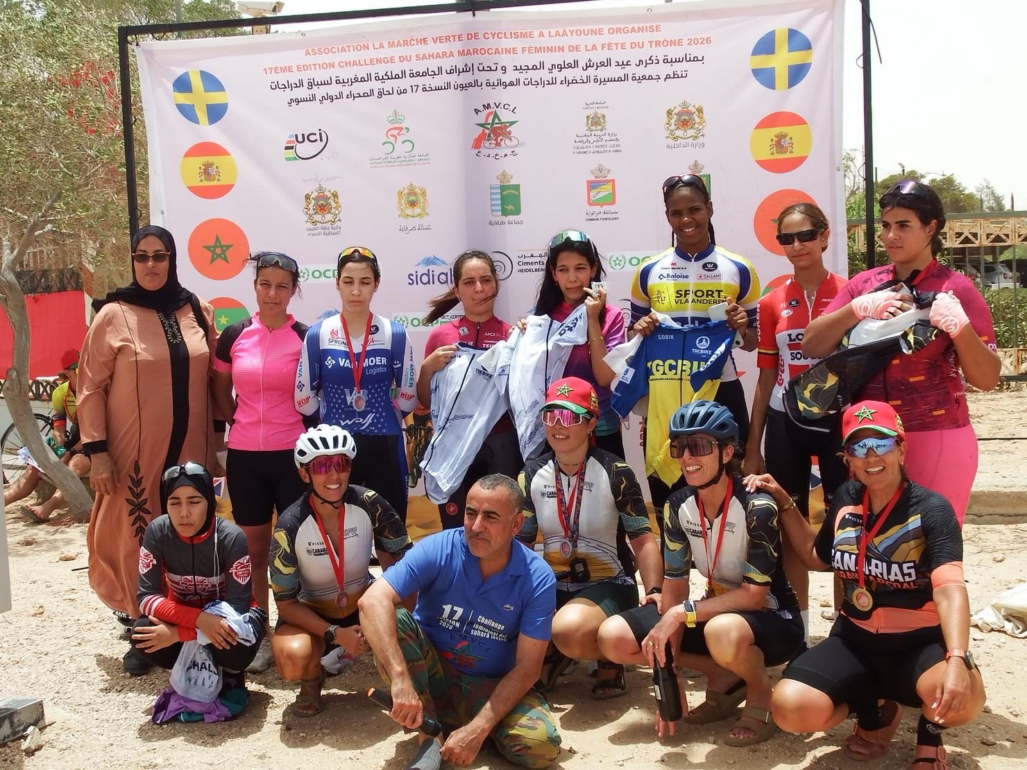 Llevamos nuestro proyecto de ciclismo femenino a la 17.ª Carrera Internacional Femenina del Sáhara